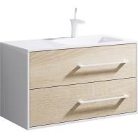 "Майами" Тумба под умывальник подвесная правая, Mai.01.09/R, ТМ «AQWELLA»