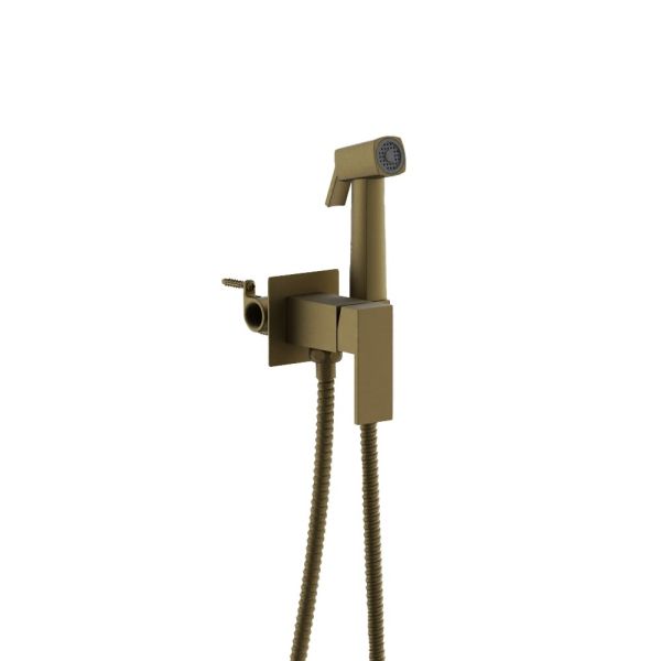 Гигиенический душ со смесителем BELZ B55805-5, брашированное золото