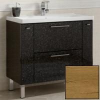 Тумба с раковиной SanVit Комфорт 90 kkomf090 с фактурой под дерево Акация светлая