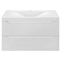 Тумба под раковину Vincea Fine VMC-2F800GW подвесная G.White