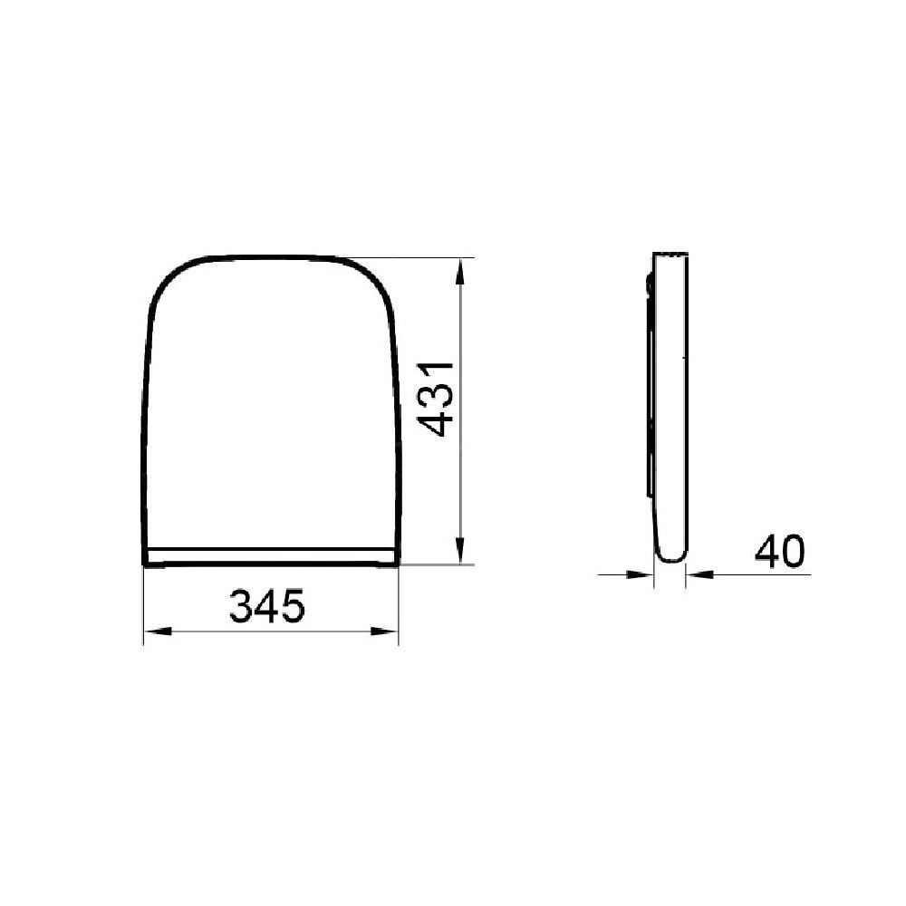 Сиденье с крышкой GURAL Nova