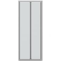 Душевая дверь Bravat Drop 80 BD080.4120A профиль Хром стекло прозрачное Душевая дверь Bravat Drop 80 BD080.4120A профиль Хром стекло прозрачное