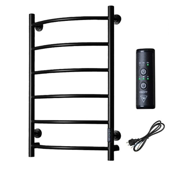Полотенцесушитель электрический (лесенка) Тругор Пэк сп 5 80х50 см, черный