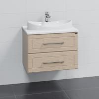 Тумба для умыв. "Венера 70" дуб бежевый, подвес. (ум Вега 70 литой мрамор)