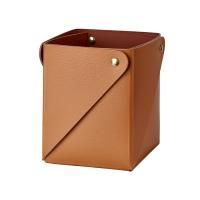 ADJ Коробочка MIU для чайных пакетов, 7x7xH8 см., цвет: коньяк/бордо