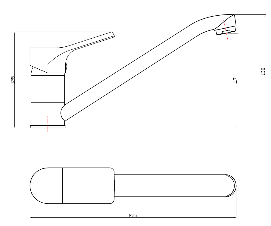 Смеситель Eiger д/кух., артикул: EG 05