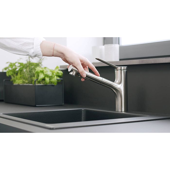 Смеситель для кухни, Hansgrohe, Zesis M33, sBox lite, тип открывания воды-однорычажный, тип регулирования воды-керамический картридж, монтаж-на раковину/столешницу, отверстия для монтажа-1, высота, мм-214, вынос излива, мм-219, тип излива-выдвижной, повор Смеситель для кухни, Hansgrohe, Zesis M33, sBox lite, тип открывания воды-однорычажный, тип регулирования воды-керамический картридж, монтаж-на раковину/столешницу, отверстия для монтажа-1, высота, мм-214, вынос излива, мм-219, тип излива-выдвижной, повор