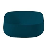 Artceram COGNAC Раковина настольная Quadro 46x41 см, цвет petrolio