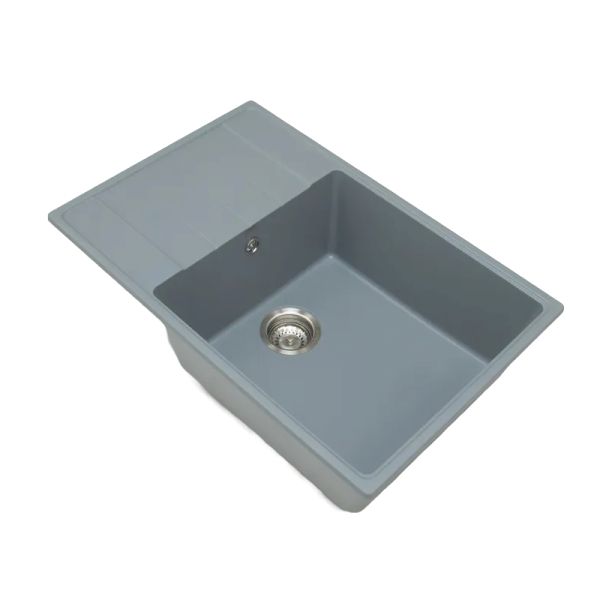 Кухонная мойка Grandex Aqua Topline 600212, серый
