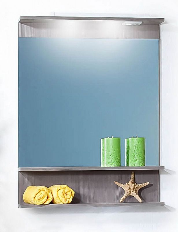 Зеркало Бриклаер Чили/Куба 70 с подсветкой Венге