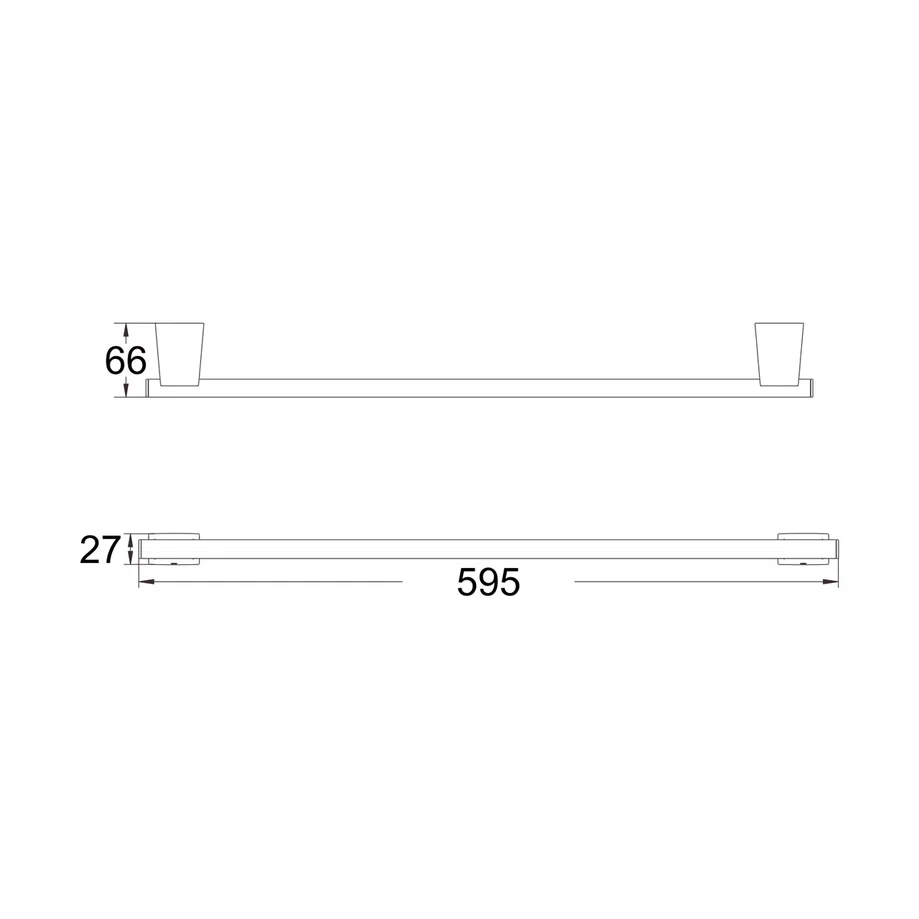 Полотенцедержатель Shevanik SG5717, хром
