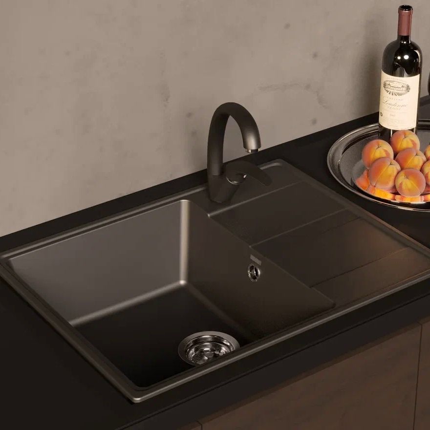 Смеситель для кухни Ulgran UQ-007-08, космос, артикул UQ-007-08