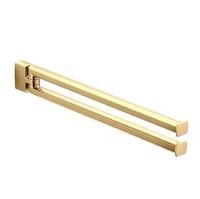 Colombo Lulu Полотенцедержатель двойной 35 см, цвет: PVD золото Colombo Lulu Полотенцедержатель двойной 35 см, цвет: PVD золото