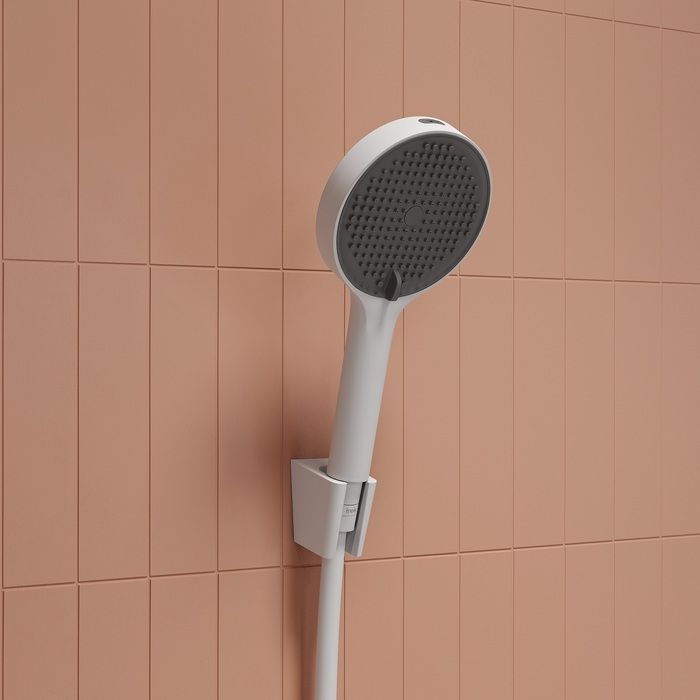 Лейка для душа, белый матовый, Aiger, IDDIS, AIG4FW0i18, артикул AIG4FW0i18