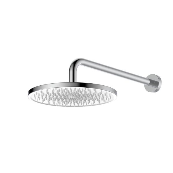 RELAX-HS-01 Верхний душ с кронштейном и креплением к стене, хром