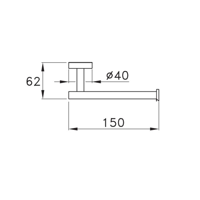 STELLA Держатель туалетной бумаги, цвет хром
