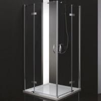 Душевой уголок Cezares Bergamo A-2 90x90 профиль Хром стекло прозрачное