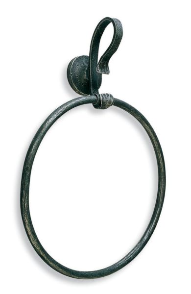 Stil Haus Flora, полотенцедержатель - кольцо, цвет античный черный