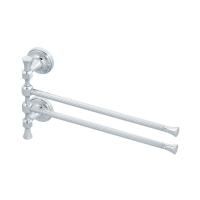 FORTUNA Полотенцедержатель двойной поворотный L32 x h19 cm, хром