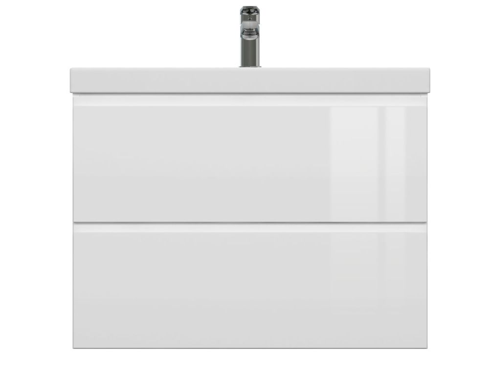 Тумба подвесная Cersanit MODUO 80 узкая белый под раковину S-UM-MOD80SL/1 (MODUO SLIM 80) (64126), артикул 64126