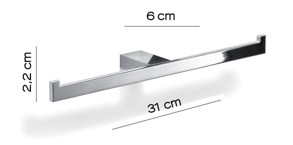 Gedy Lanzarote, бумагодержатель двойной, цвет хром