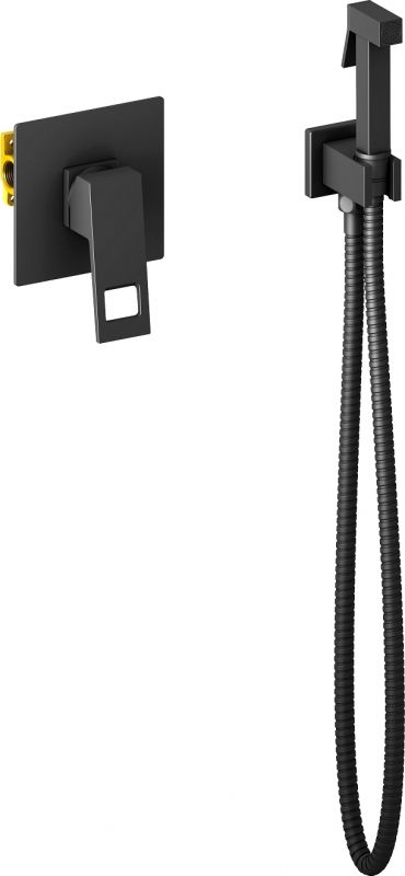 Гигиенический душ со смесителем Timo Briana 7189/03SM Черный матовый, артикул 7189/03SM
