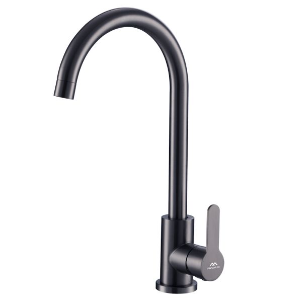 Смеситель для кухни FASHUN A54001N-17, графит