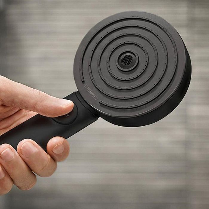 Ручной душ, Hansgrohe, Pulsify Select S, размер душевого диска, мм-105, форма-круглая, количество режимов-3, тип струи-PowderRain, IntenseRain, массажная, цвет-черный матовый Ручной душ, Hansgrohe, Pulsify Select S, размер душевого диска, мм-105, форма-круглая, количество режимов-3, тип струи-PowderRain, IntenseRain, массажная, цвет-черный матовый