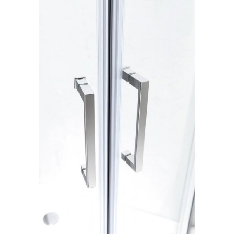 Душевой уголок Cezares Molveno A-2 90х90 профиль Хром стекло прозрачное