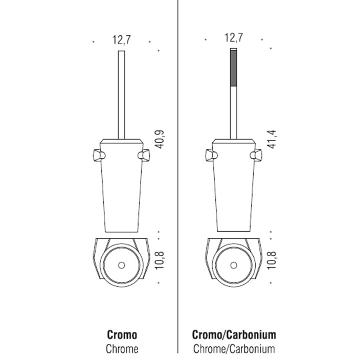 Colombo Road ершик подвесной, цвет: хром/матовое стекло Colombo Road ершик подвесной, цвет: хром/матовое стекло