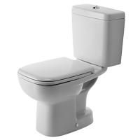 Duravit D-Code Бачок с механизмом двойного смыва, хром, 6/3 л для подключения снизу слева, 385x170мм, Цвет: Белый