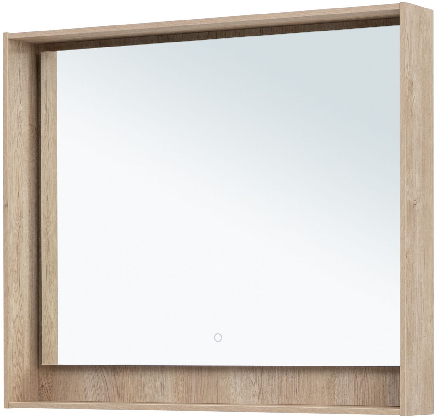 Зеркало Aquanet Милан 100 дуб светлый Зеркало Aquanet Милан 100 дуб светлый