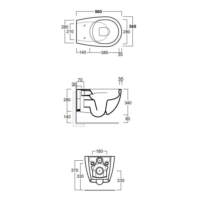 SIMAS Комплект крепежей для подвесного унитаза/биде, артикул F85