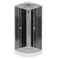 Душевая кабина Niagara Eco NG-4503-08 80х80 стекло матовое задняя стенка Черная Душевая кабина Niagara Eco NG-4503-08 80х80 стекло матовое задняя стенка Черная