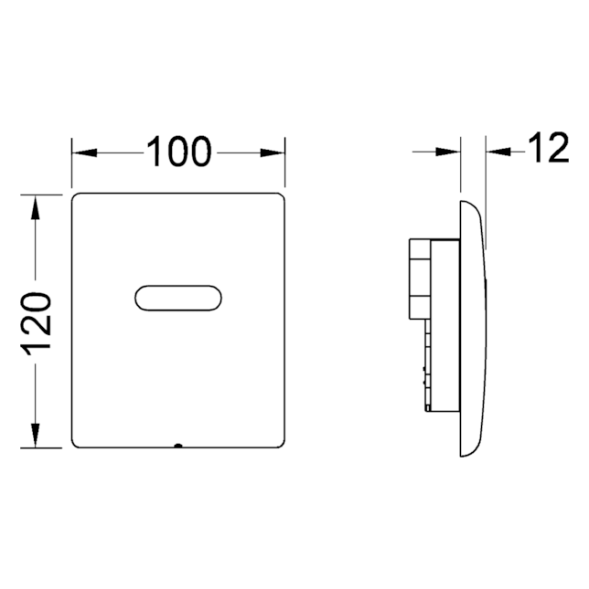 TECEplanus Urinal, 230/12 V, белая матовая. TECEplanus Urinal, 230/12 V, белая матовая.