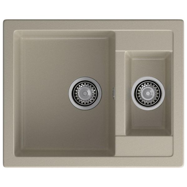 Кухонная мойка GranFest QUADRO 610K, топаз