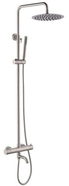 Душевая стойка с термостатическим смесителем и изливом BELBAGNO ETN-VSCM-T-IN арт. ETN-VSCM-T-IN