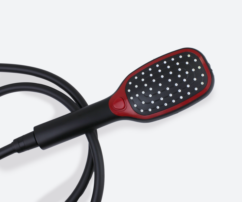 Душевая система Bronze de Luxe AVANTGARDE 2039RH, черный/красный, артикул 2039RH