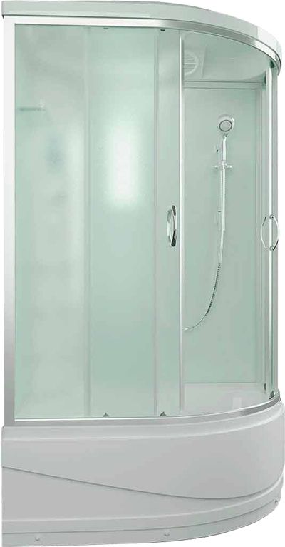 Душевая кабина Erlit Comfort ER4512TPL 120x80 с гидромассажем Задняя стенка белая дверцы матовые Душевая кабина Erlit Comfort ER4512TPL 120x80 с гидромассажем Задняя стенка белая дверцы матовые
