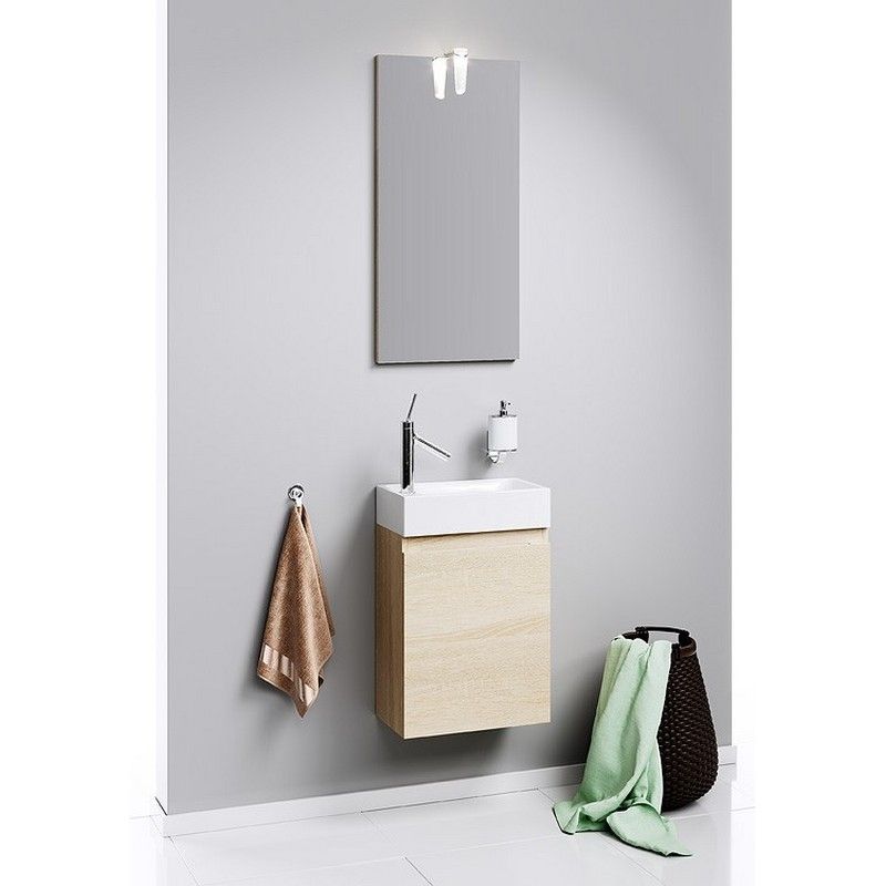 Зеркало Aqwella Леон 40 Ln-MP.02.04/DS Дуб сонома