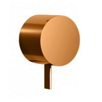 Fantini AF/21 Смеситель для душа, встраиваемый, на 1 источник, (наружняя часть), цвет: Matt Copper PVD