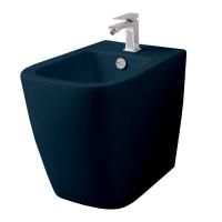 Биде, Artceram, A16, тип установки-напольный, ширина, мм-360, глубина, мм-520, форма чаши-прямоугольная, отверстия для смесителя-1, материал-керамика, цвет-Notte