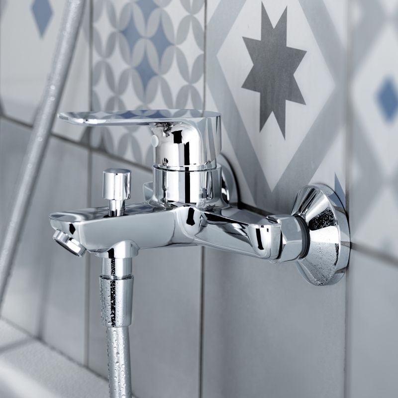 Смеситель для ванны с душем  JACOB DELAFON OSCAR E29844-CP (хром, L-15,8), шт