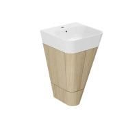 AZZURRA BUILD  раковина подвесная/накладная  50х50х16 см с 1 отв. под смеситель , цвет белый