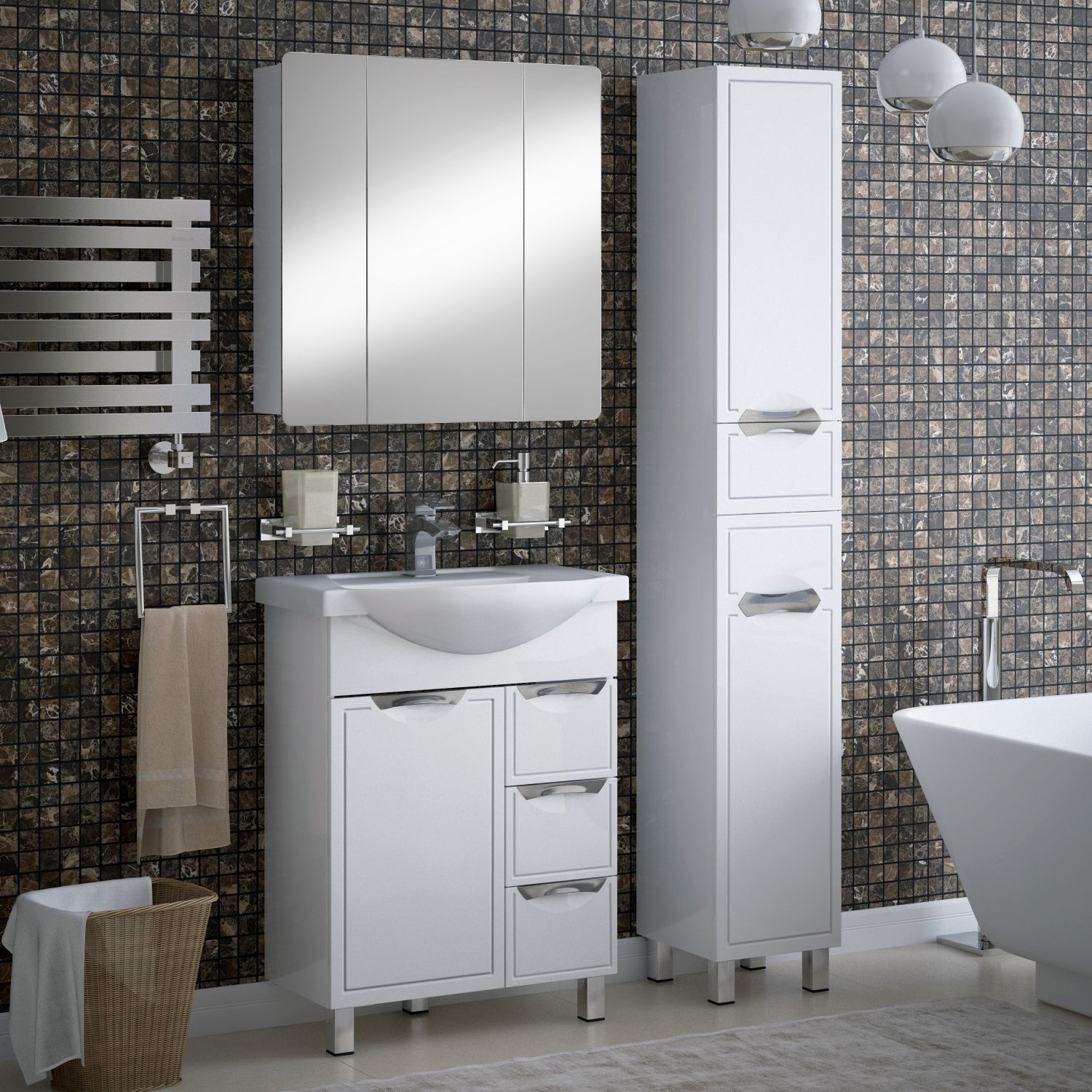 Зеркало-шкаф "Монро 70"