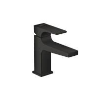 Смеситель для раковины, Hansgrohe, Metropol, тип открывания воды-однорычажный, тип регулирования воды-керамический узел смешивания, отверстия для монтажа-1, высота, мм-156, вынос излива, мм-127, цвет-черный матовый, сливной клапан Push-Open G 1¼, для мале Смеситель для раковины, Hansgrohe, Metropol, тип открывания воды-однорычажный, тип регулирования воды-керамический узел смешивания, отверстия для монтажа-1, высота, мм-156, вынос излива, мм-127, цвет-черный матовый, сливной клапан Push-Open G 1¼, для мале