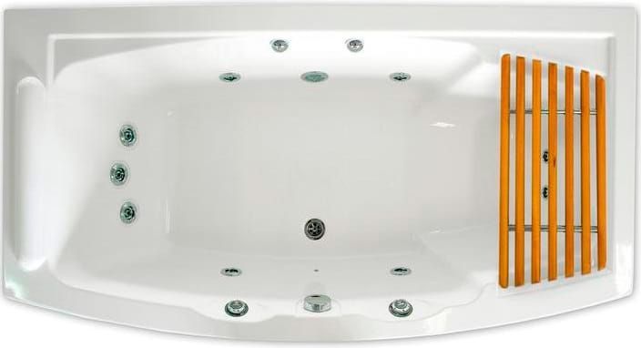 Душевой бокс Radomir Элис 2 168x85 R 1-04-1-2-5-0960 профиль Белый стекло прозрачное