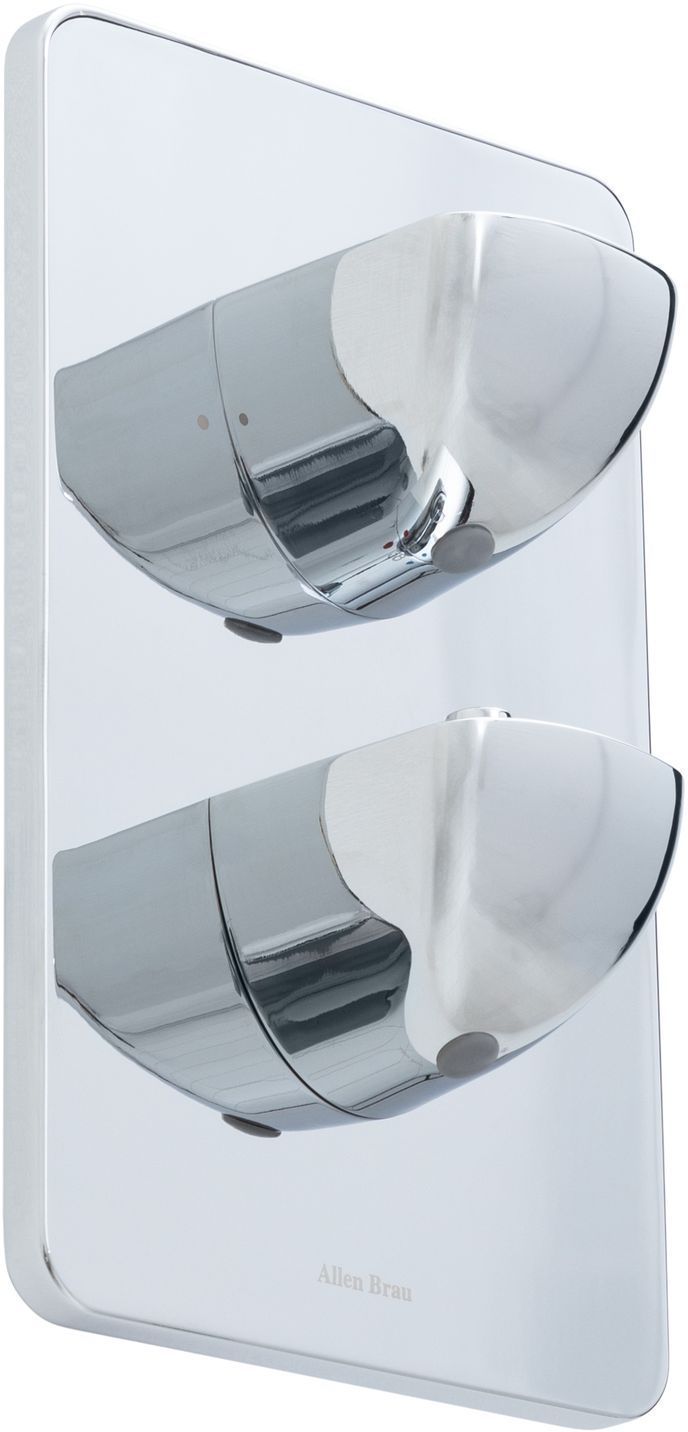 Смеситель для ванны Allen Brau Infinity 5.21216-00 (с внутренней частью, 2 выхода) хром, артикул 5.21216-00