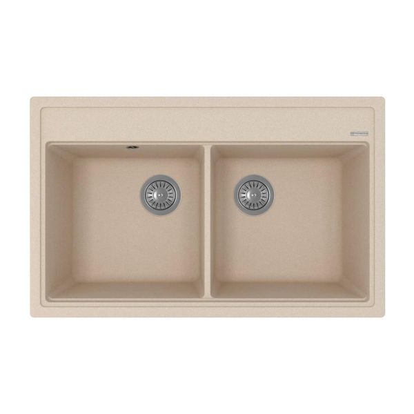 Кухонная мойка Florentina ЛИПСИ 20.370.E0820.104, бежевый