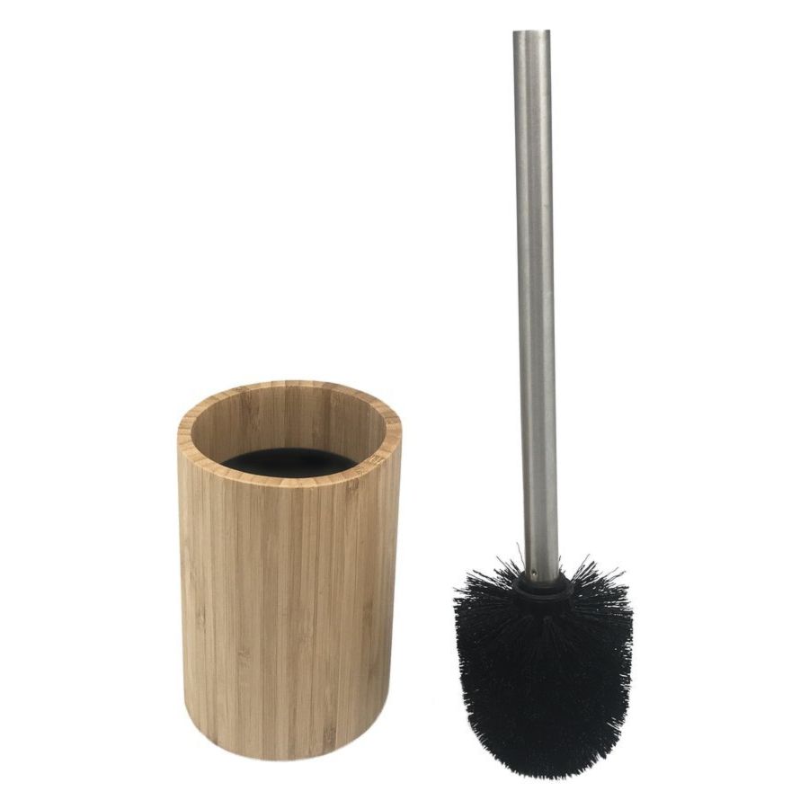 Ершик BAMBUS для унитаза, напольный, в комплекте с бамбуковым стаканом, Sapho